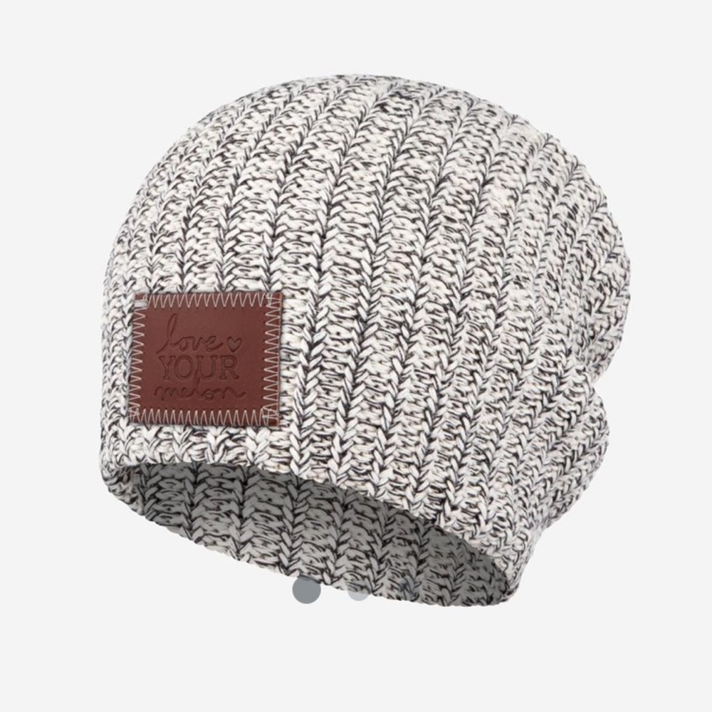 Love Your Melon Black Speckled Beanie